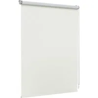 Verdunklungsrollo Vollverdunkelnd, 32,5 x 100 cm, grau [Stoffbreite 29,1 cm], jalousiescout, verdunkelnd, ohne Bohren, freihängend, Klemmfix, mit Kindersicherung, für Fenster und Türen, Sonnenschutz Sichtschutz