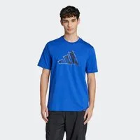 adidas Sportswear T-Shirt LOGO GRAPHIC sportlicher Stil, aus Baumwolle, pflegeleicht