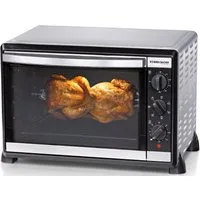 Rommelsbacher Minibackofen Back & Grill Ofen BG 1805/E, für Backformen bis 31,5 cm Ø
