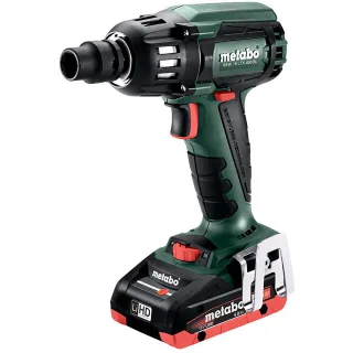 Metabo Akku-Schlagschrauber SSW 18 LTX 400 BL metaBOX 145 - 18V 2x4Ah LiHD + ASC 55 - 602205800