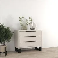 Home affaire Kommode Bronne,Breite 99,5 cm Schubladenkommode, Sideboard, Sideboard mit viel Stauraum, Schlafzimmerkommode Kufen in Metalloptik