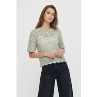 JDY Kurzarmpullover JDYSUN LAY 2/4 PULLOVER KNT NOOS Strukturstrick