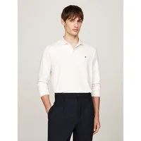 Tommy Hilfiger Langarm-Poloshirt L/S LIQUID COTTON REG POLO mit Jersey und Markenlabel unifarben, casual, regular fit, Baumwolle, Polokragen
