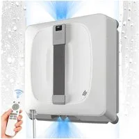 Grenintol Fensterputzroboter Automatischer Fensterputzroboter 8000PA,Fenstersauger mit Water Tank, Fensterreiniger mit 4 Sprühdüsen,innov.Sprühsystem & Lasersensoren