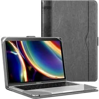 Fintie Laptop-Hülle für MacBook Air 13.6 M5 M4 M3 M2 2026-2022/MacBook Air 13 M1 2020-2018, und Pro 13 M2 M1 2022-2016, Folio Book Hülle mit Dokumentschlitze