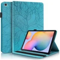 Wigento Tablet-Hülle Für Samsung Galaxy Tab S6 Lite 2020 / 2022 / 2024 Tasche Baum Muster