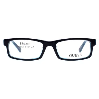 Guess Rectangle Unisex Blau GU9059