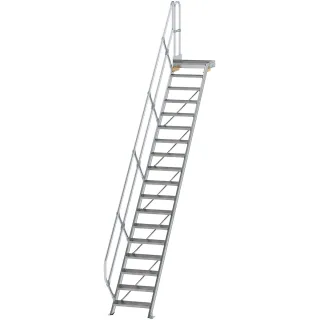 Munk Treppe mit Plattform 45° Stufenbreite 600 mm - 600438
