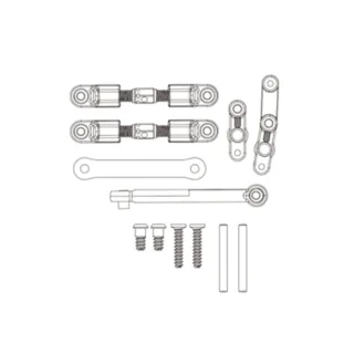 MJX MEW4 M163 162 1/16 Original Steering Transmission Assembly RC Car Spare Parts Vehicle Model Accessories 16430S