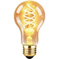 ZMH LED-Leuchtmittel Edison Vintage Glühbirne 4W Glühlampe A60 Antike Bulb Ideal Nostalgie, E27, 1 St., Warmweiß, Warmweiß