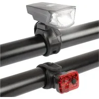 Bestlivings Fahrradbeleuchtung Beleuchtungsset 81385, LED Fahrradlicht-Set "Akku"-USB wiederaufladbares Frontlicht/Rücklicht