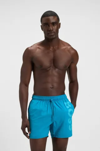 BOSS Badeshorts "Octopus" Mit BOSS Logoschriftzug, elastischer Taillenbund mit Kordel