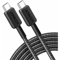 Anker Anker 322 Computer-Kabel, USB C Kabel mit 0,9 m Länge in Schwarz