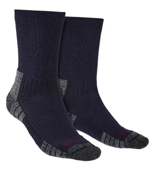 Bridgedale - Leichte Merino-Socken für Herren zum Wandern - Navy / Grau