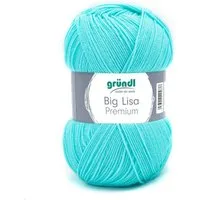 Gründl Big Lisa Premium Häkelwolle, Strickgarn, 250g Häkelwolle, 665,00 m (Wolle zum Stricken und Häkeln, Strickgarn, Handstrickgarn, Strickwolle), Großknäuel