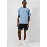QS Jeansshorts Jeans-Bermuda Denim Joggershorts / Mid Rise