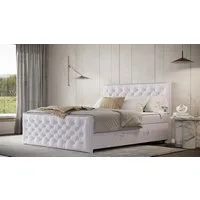 FORTE Boxspringbett Lanciano Max inkl. zwei Bettkästen und Kaltschaum Topper, und einer 7-Zonen-Tonnentaschenfederkernmatratze H2/H3