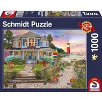 Schmidt Spiele Puzzle 1000 Teile Schmidt Spiele Puzzle Das Strandhaus 58990, 1000 Puzzleteile