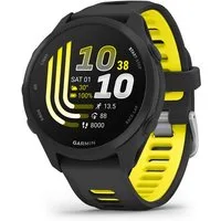 Garmin Forerunner 170 mit Silikonarmband 20 mm Smartwatch (3,048 cm/1,2 Zoll), Smarte GPS-Laufuhr für deinen Laufeinstieg