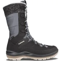 Lowa Alba III GTX (Veloursleder, wasserdicht) anthrazitgrau/champagn Damen Winterstiefel
