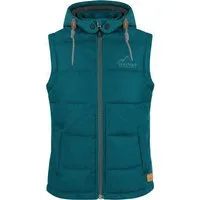 normani Funktionsweste Damen Winter-Steppweste Paihia Winddichte Winterweste mit Kapuze, Stehkragen und Seitentaschen