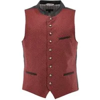 Orbis Textil GmbH & Co. KG Trachtenweste Trachtenweste - VIKTOR - weinrot