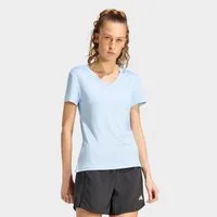 adidas Performance T-Shirt WE HTR V NK TEE mit V-Ausschnitt, ohne Verschluss, aus Polyester