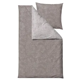 Bio-Satin-Bettwäsche aus Baumwolle in taupe | Södahl Infinity. Das strukturierte Schlafzimmer-Zubehör für Ihren geordneten Alltag von heute.