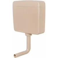 Belvit Spülkasten BV-AP6006, einzel, 1 St., Belvit Topazio Bahama Beige Spülkasten Aufputzspülkasten 3/9L