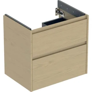 Geberit Renova Plan Unterschrank für Waschtisch, mit zwei Schubladen: 64.4x60.6x44.6cm, 504028PS1 504028PS1