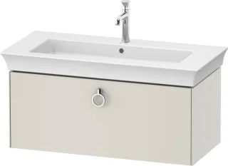 Duravit White Tulip Waschtischunterbau wandhängend Nordic Weiß Seidenmatt 984x458x410 mm - WT4252039 WT4252039390010