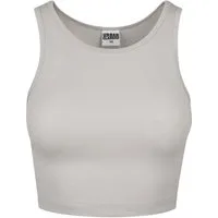 URBAN CLASSICS Yoga & Relax Shirt Urban Classics Damen Ladies Rib Cropped Top (1-tlg)