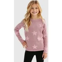 KIDSWORLD Strickpullover Sterne-Pullover mit Sternen - Druck