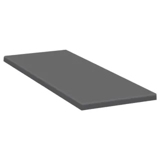 Innenfensterbank Grau, FEBALIT prime inkl. Abschlusskanten, Basaltgrau, 150 x 500 mm, MDF ohne Schattenfuge, individuell konfigurieren
