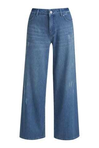 Milano Italy - wideleg denim pants denim - Gr. - 36