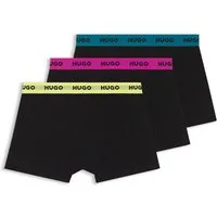 HUGO Trunk TRUNK TRIPLET PACK (Packung, 3-St) mit Logoschriftzug auf dem Bund