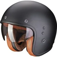 Scorpion Exo Motorradhelm Belfast Evo Luxe Jethelm, integriertes Sonnenvisier