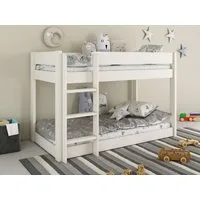 OTTO home Kinderbett ROBIN,Bodenbett,Etagenbett,Leiter/Einstieg seitenverkehrt montierbar (2 Größen), Montessori Stil, zertifiziertes Massivholz