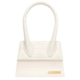 Jacquemus Le Chiquito Moyen Elfenbeintasche