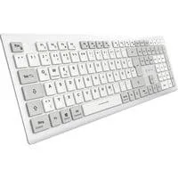 OfficePal K30W, Tastatur weiß, DE-Layout, Rubberdome