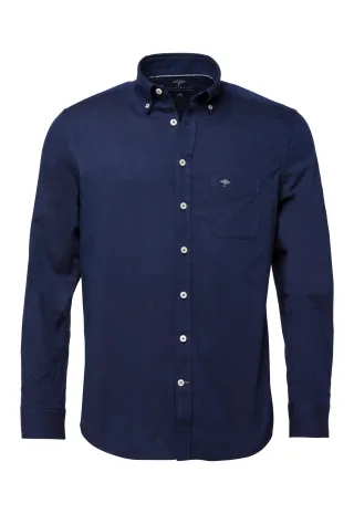 FYNCH-HATTON - All Season Oxford Shirt navy - Gr. - XL