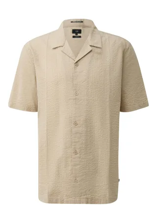 qs - Hemd beige - Gr. - S