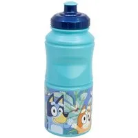 Bluey Trinkflasche - Kinder Wasserflasche 380 ml ergonomische Sportflasche Alltag