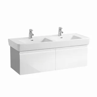 LAUFEN Pro a Waschtisch-Unterschrank H4830810954751 122x39x45cm, 2 Schubladen, weiß glänzend