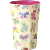rice Becher Rice Trinkbecher aus Melamin Butterfly Schmetterling tall