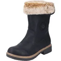 Rieker Winterstiefelette, Winterboots, Warmfutter, Blockabsatz, mit Innenreißverschluss