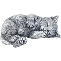 Stone and Style Gartenfigur Frostfeste Steinfigur Katze Minka schlafend