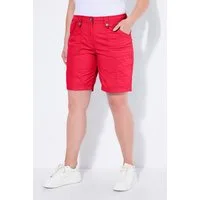 Ulla Popken Funktionshose Cargo-Bermuda Komfortbund 4-Pocket-Schnitt