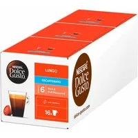 NESCAFÉ® Dolce Gusto® Kaffee Caffè Lungo Decaffeinato 3er Set, 3 x