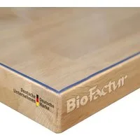 Biofactur Tischdecke Tischfolie Glasklar Folie 2 mm gerader Kante transparente Tischdecke (Packung), geruchlos,glasklar tischfolie transparent,abwischbar